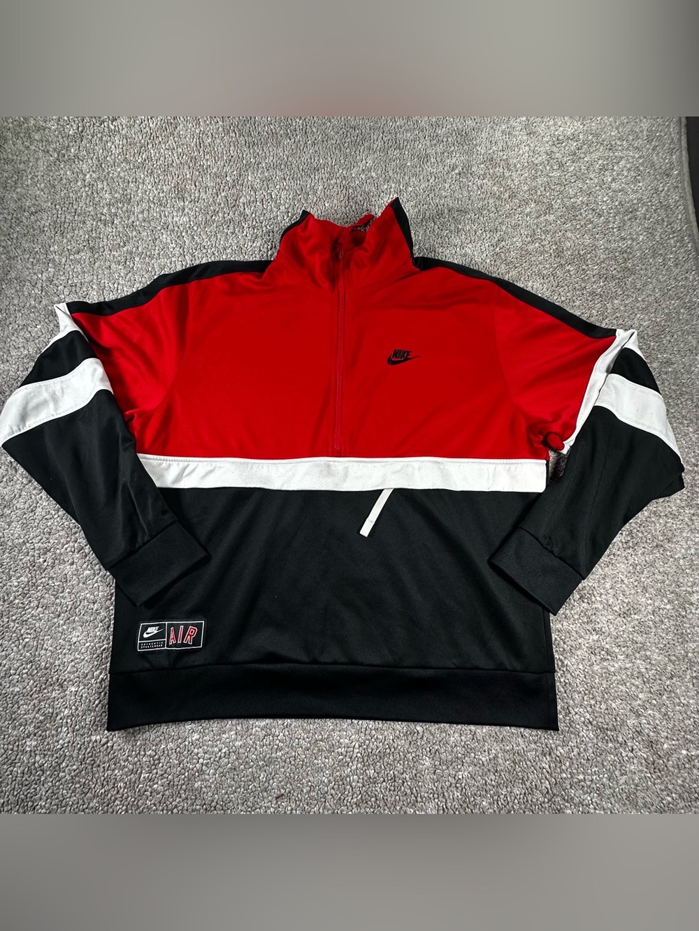 Nike Air Men's  Size M Half Zip Pullover Sweatshirt Jacket Top